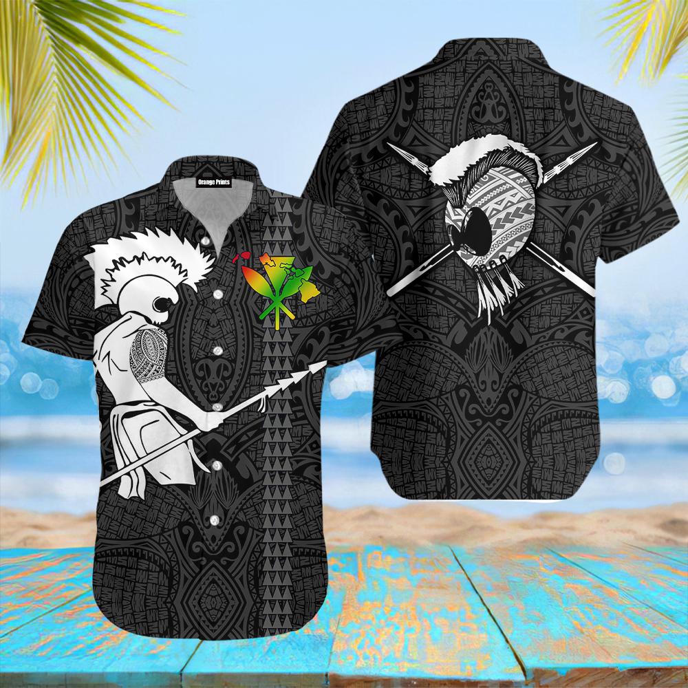 Warrior Hawaiian Shirt | For Men & Women | WT5133