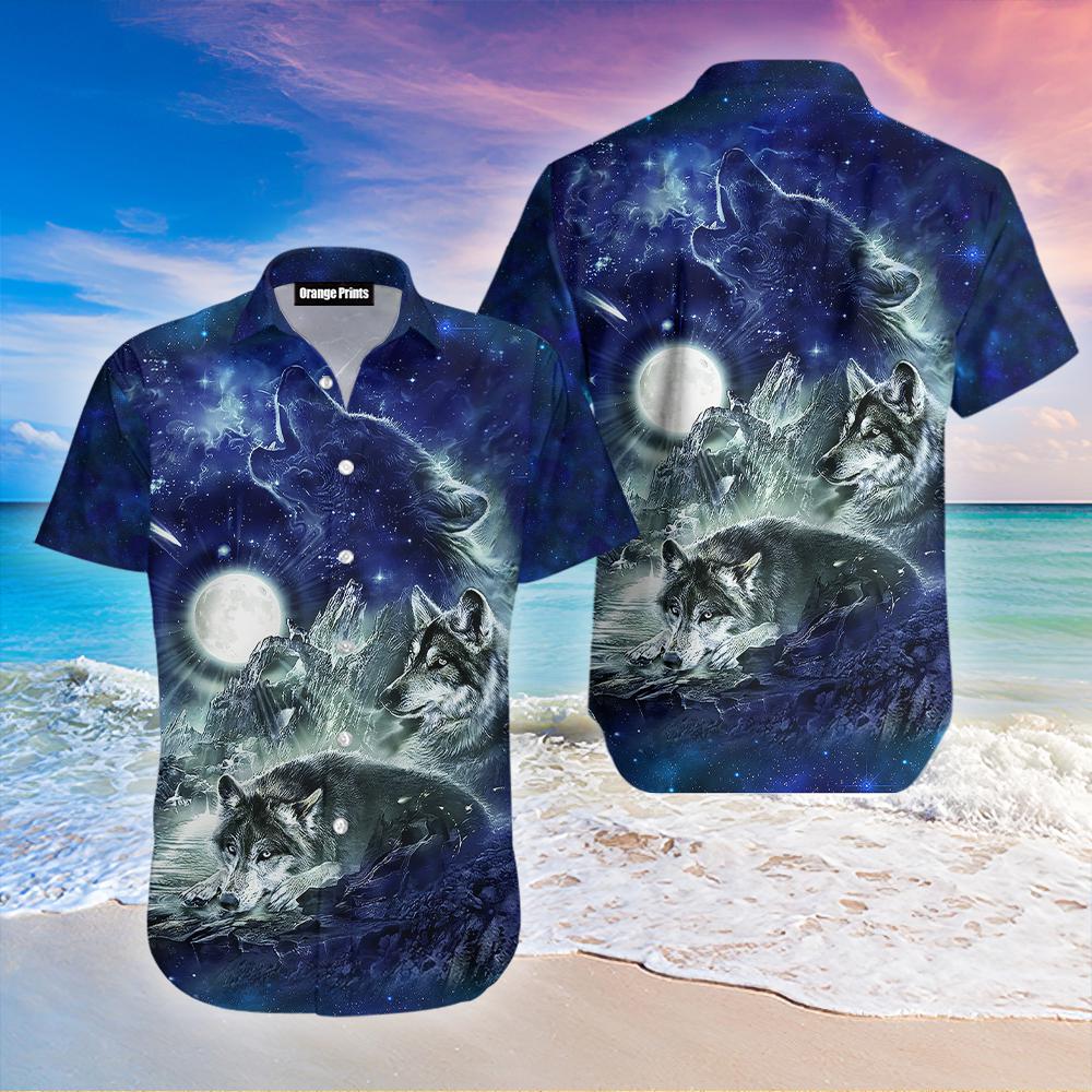 Wolf Hawaiian Shirt | For Men & Women | WT5034