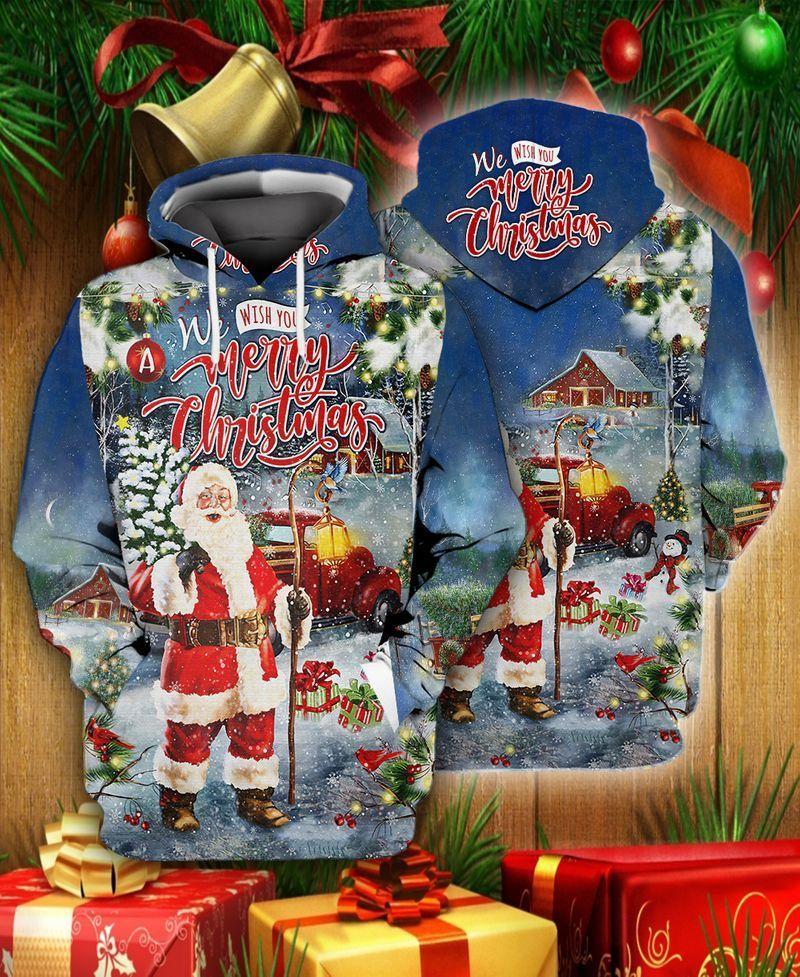 We Wish You Merry Christmas All Over Print | For Men & Women | HT3999