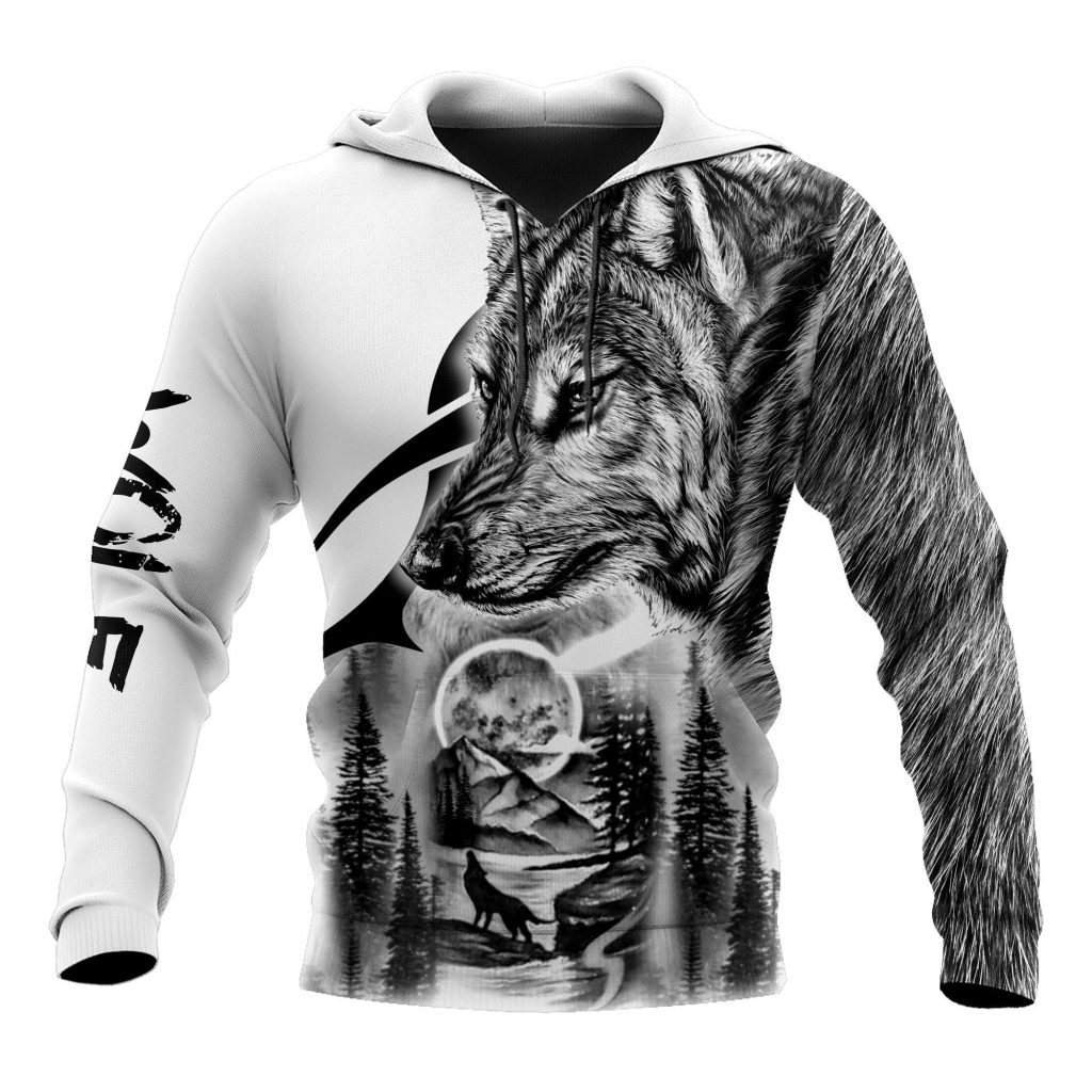 Wolf - A Wild Soul Can Never Be Tamed All Over Print | For Men & Women | HT8274
