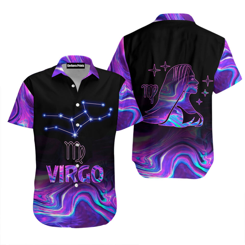 Amazing Virgo Horoscope Aloha Hawaiian Shirts For Men & For Women | WH1036-Colorful-Gerbera Prints.