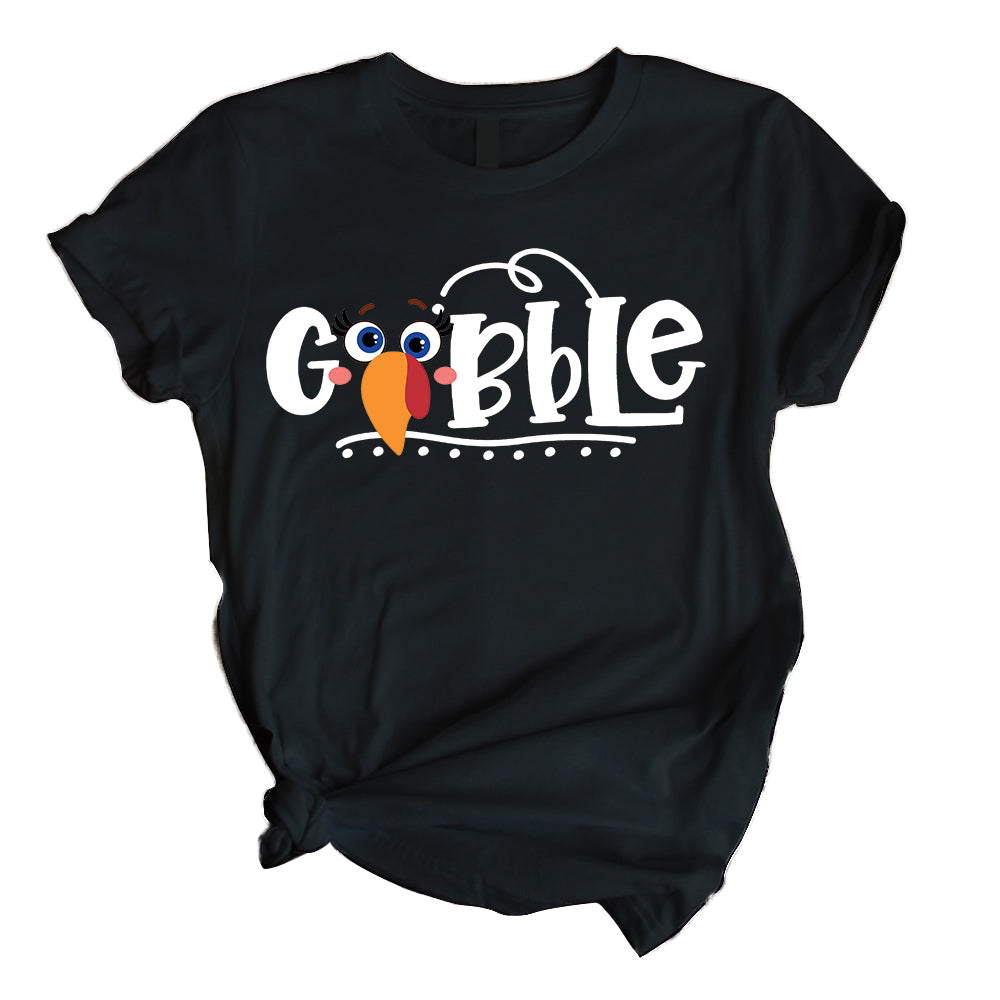 Gobble Gobble Thanksgiving T Shirt | For Men & Women | H7420-Popular Tee - Unisex-Gerbera Prints.