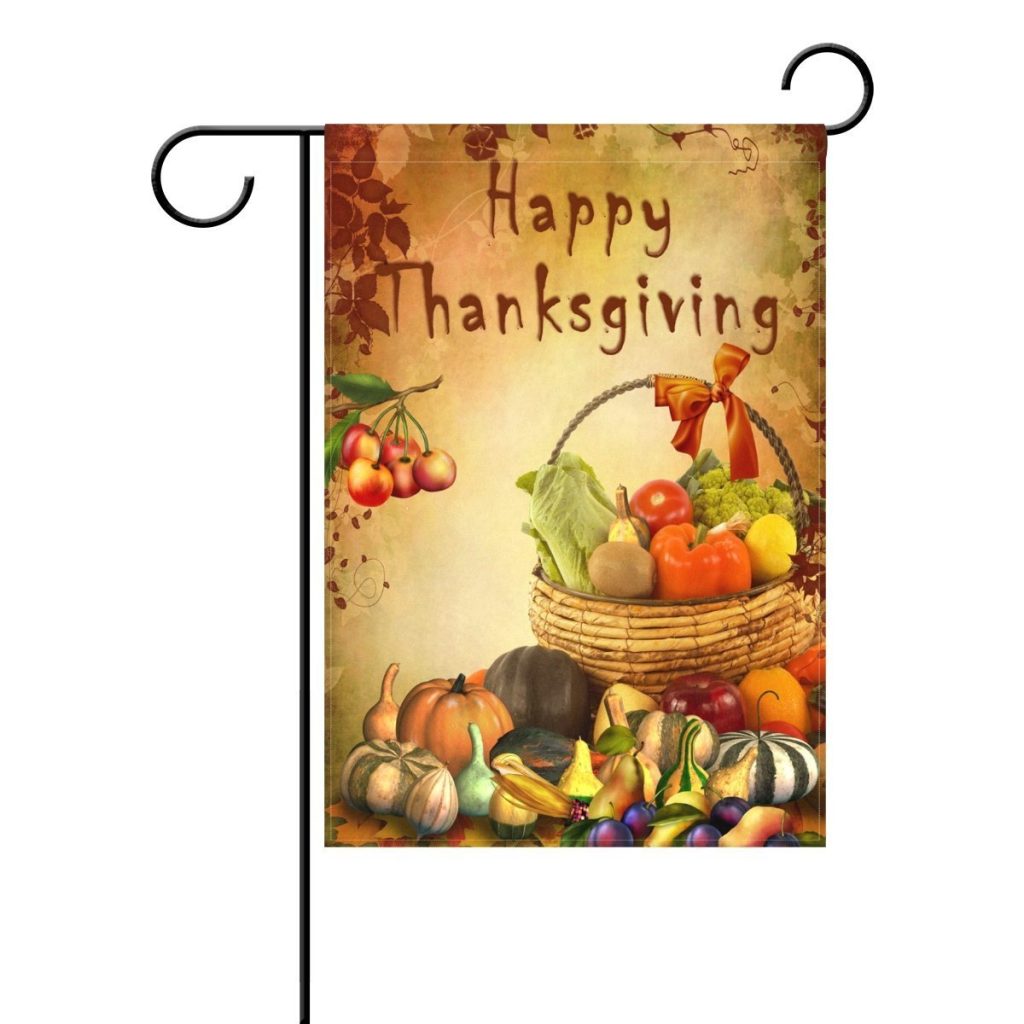 Halloween Pumpkin Thanksgiving Garden Decor Flag | Denier Polyester | Weather Resistant | GF1330