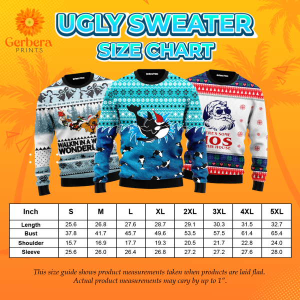 Oh My Old Sweater Ugly Christmas Sweater | For Men & Women | UH1052-Gerbera Prints.