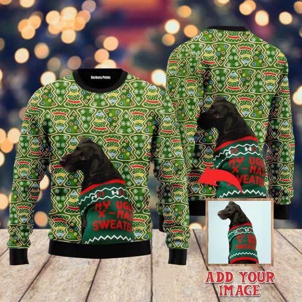 This Is My Ugly Xmas Sweater Custom Photo Christmas Sweaters | For Men & Women | UP1026-Gerbera Prints.