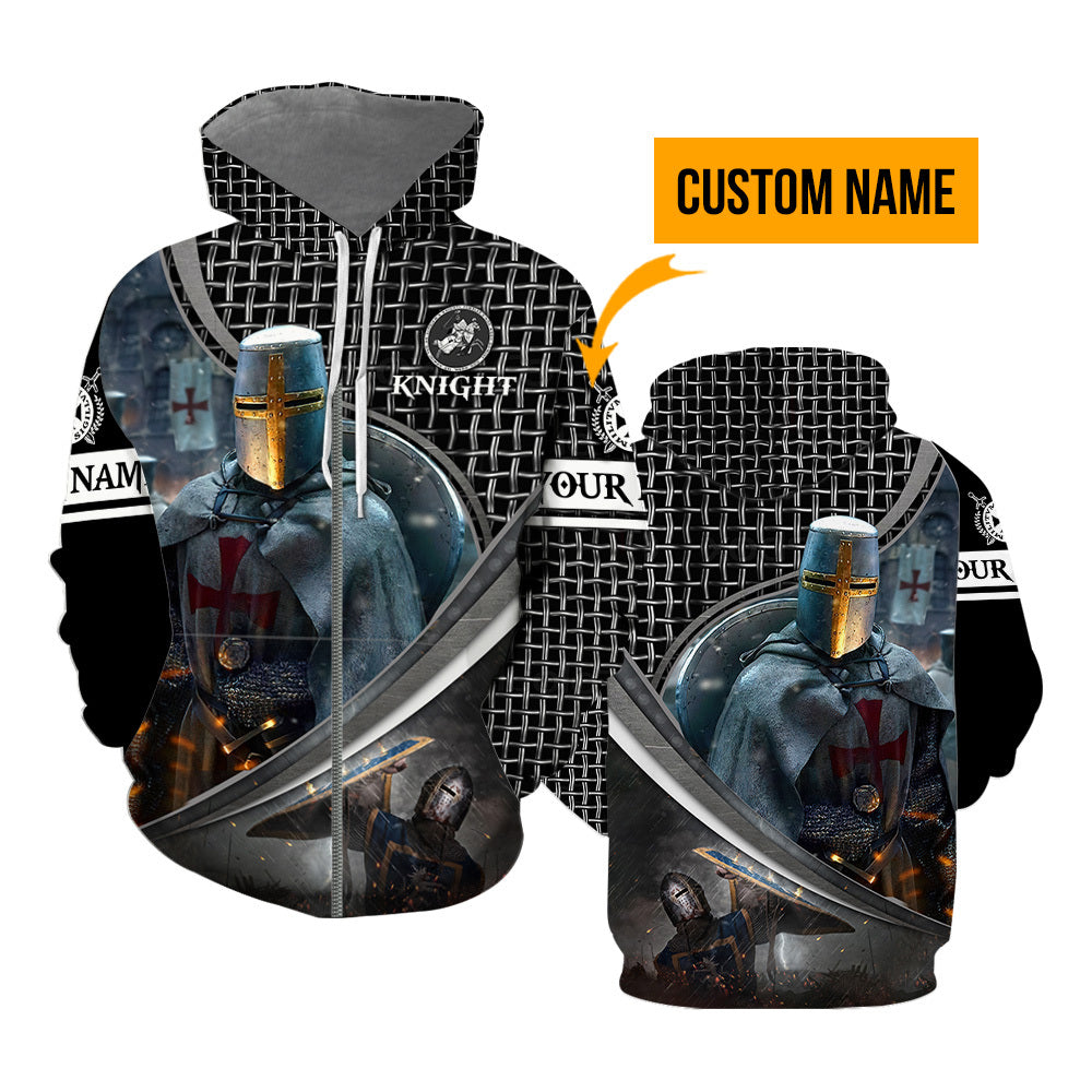 Templar Knight Custom Name All Over Print | For Men & Women | CN6133
